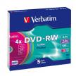 Płyty DVD+RW Verbatim slim 