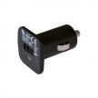 Ładowarka samochodowa USB czarna