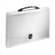 Teczka z rączką Essel. przegródkami Vivida biała