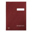 Teczka do podpisu A4/19 Donau bordowa 8690001-05