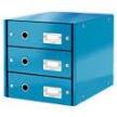 Pojemnik Leitz Click & Store 3 szuflady niebieski