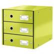 Pojemnik Leitz Click & Store 3 szuflady zielony
