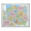 Tablica mapa miękka administracyjna