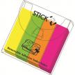 Zakładki indeks. papier Stick mix 4kol. neon 21017