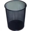 Kosz na śmieci druciany 19l czarny